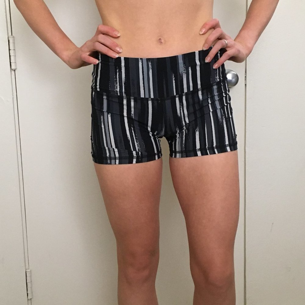 Brooks spandex running shorts